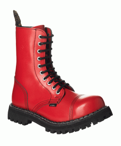 Steel Boots Červená plná