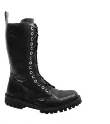 15 dírkové Steel Boots Černá bez oceli zip