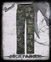 Kalhoty pánské BRANDIT US Ranger Woodland nadměrná velikost