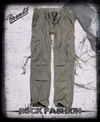 Kalhoty dámské BRANDIT M65 Olivové
