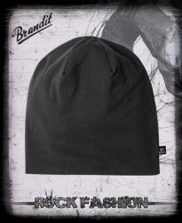Čepice BRANDIT Beanie Jersey Uni černá