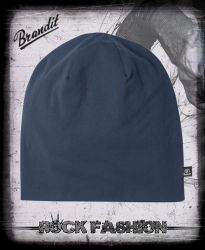 Čepice BRANDIT Beanie Jersey Uni modrá (navy)