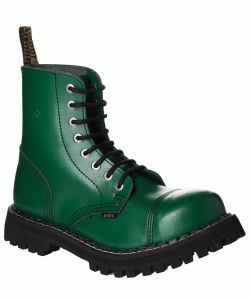 Steel Boots Zelená plná