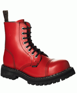 Steel Boots Červená plná